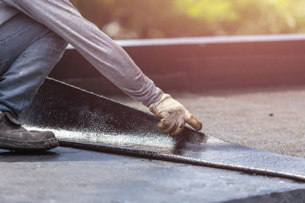 Professional Crawl Space Encapsulation technician working in Kingston, OH